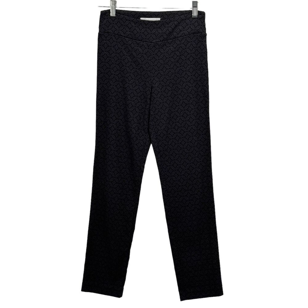 Margaret M Pull On Pant Women's SZ XS Slimming Rayon Dress Stretch Black Classic